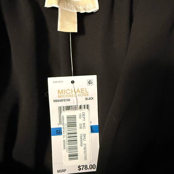 Michael Kors Black Ruffle Blouse - Picture 4 of 6
